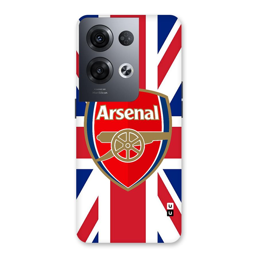 Arsenal Flag Back Case for Oppo Reno8 Pro 5G