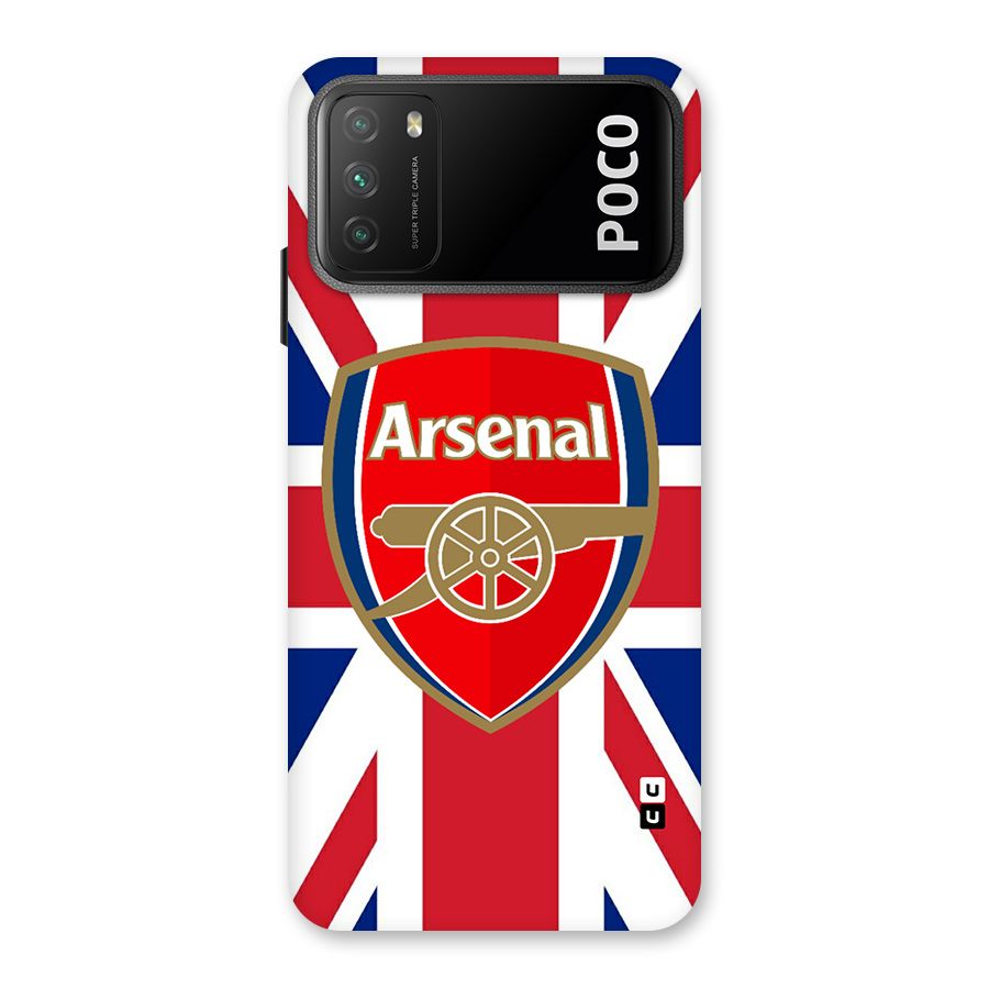 Arsenal Flag Back Case for Poco M3