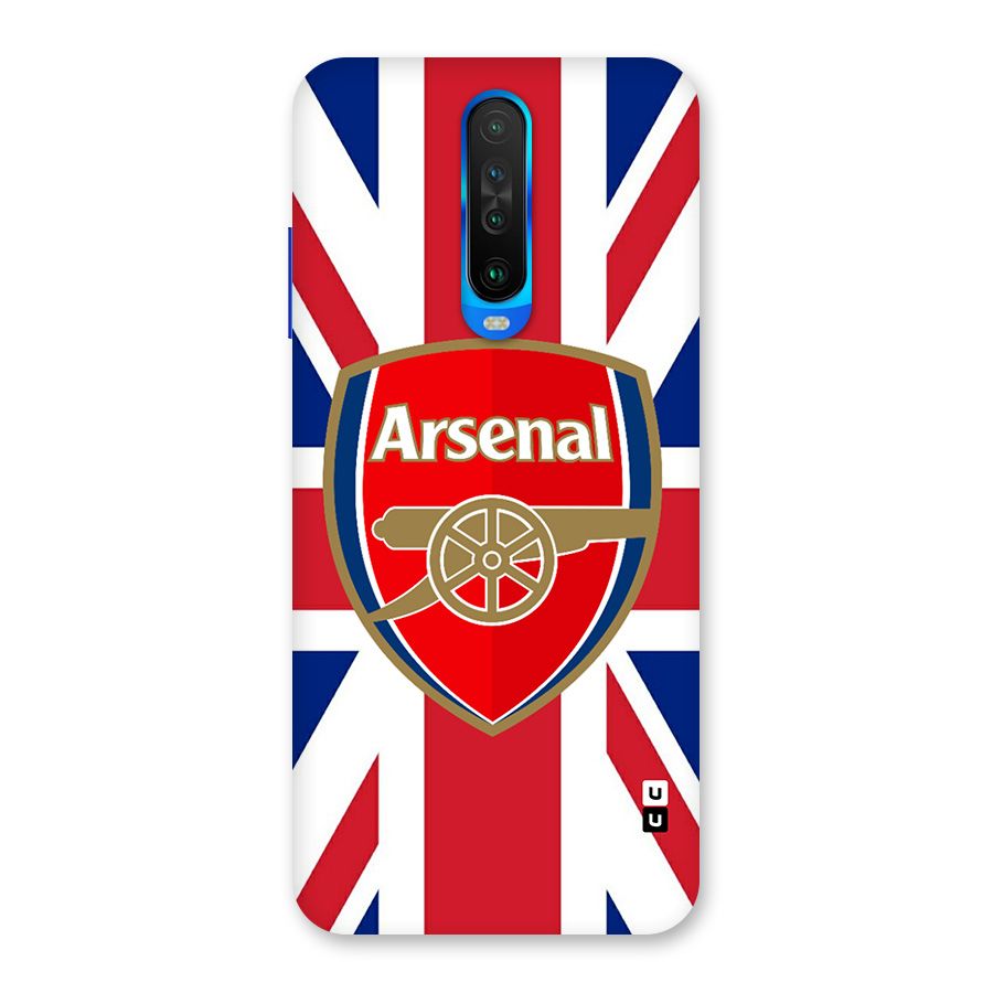 Arsenal Flag Back Case for Poco X2
