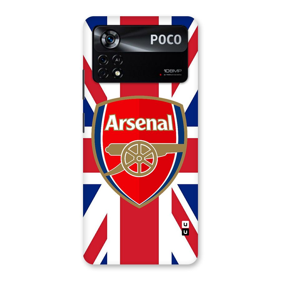Arsenal Flag Back Case for Poco X4 Pro 5G