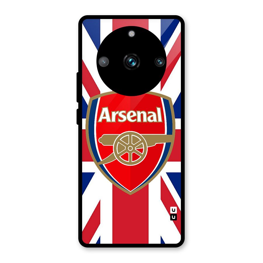 Arsenal Flag Glass Back Case for Realme 11 Pro Plus