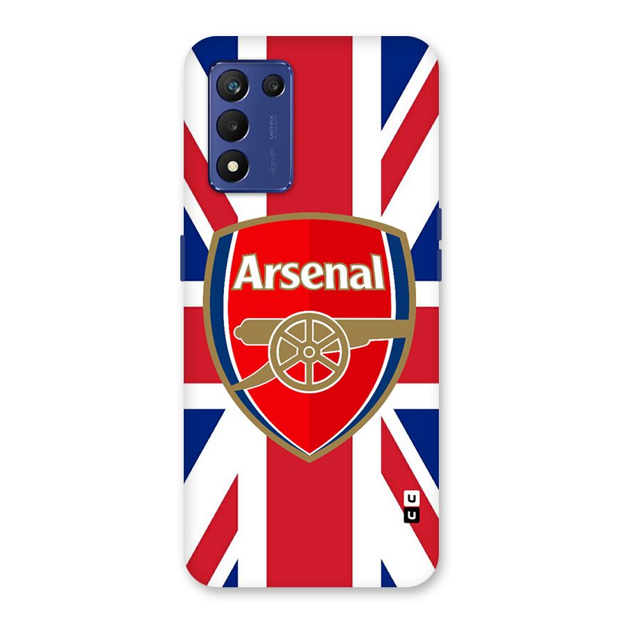 Arsenal Flag Glass Back Case for Realme 9 5G Speed