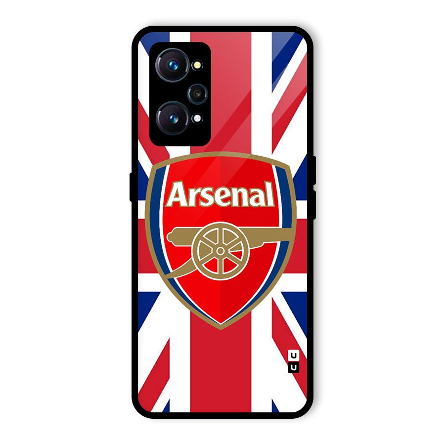 Arsenal Flag Glass Back Case for Realme GT Neo2