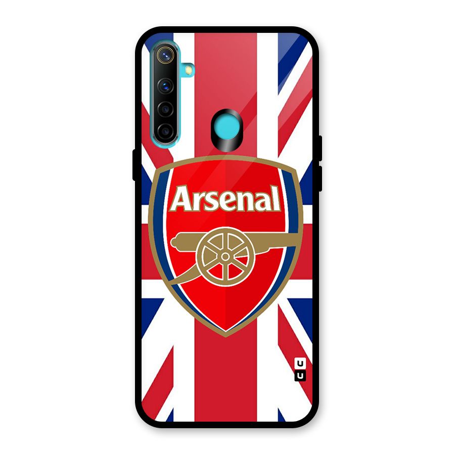 Arsenal Flag Glass Back Case for Realme Narzo 10