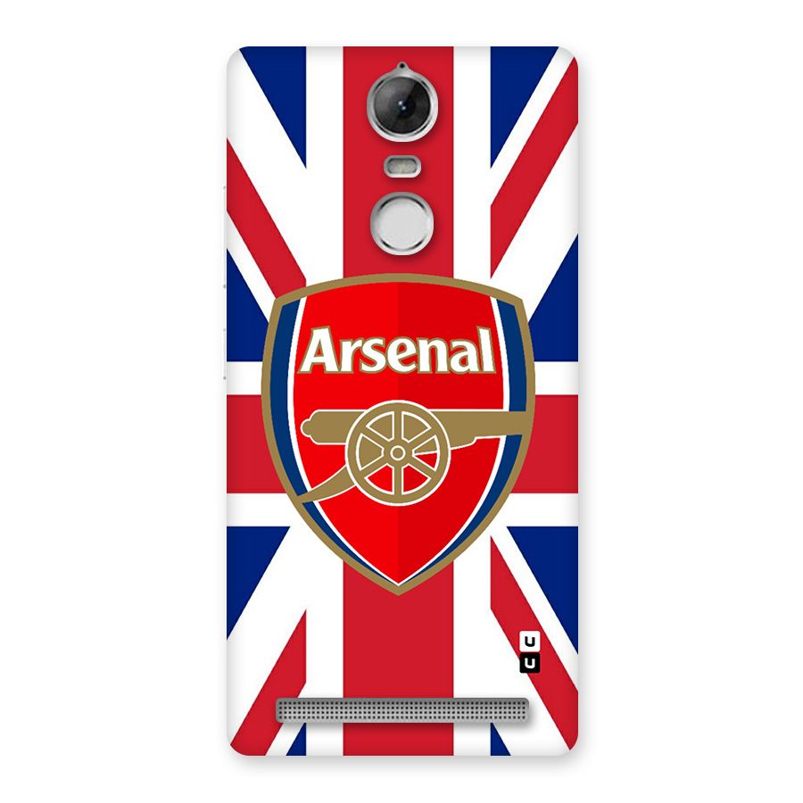 Arsenal Flag Back Case for Vibe K5 Note