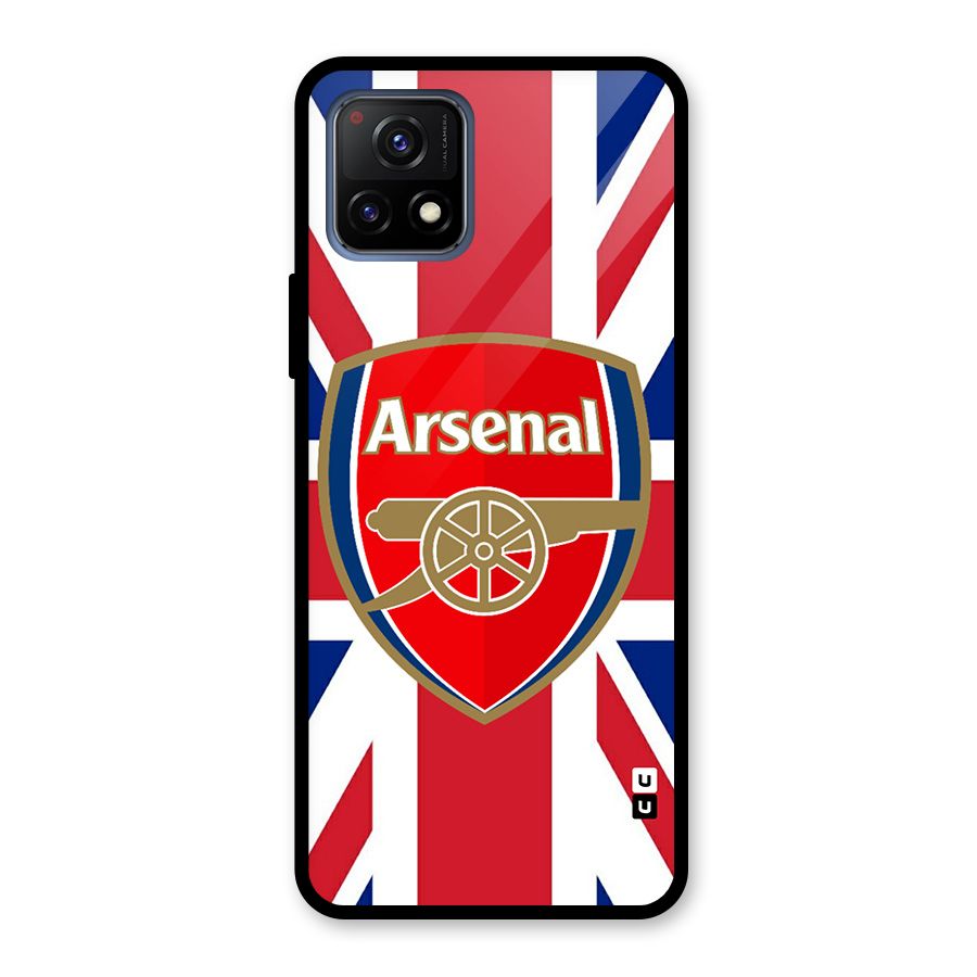 Arsenal Flag Glass Back Case for Vivo Y72 5G