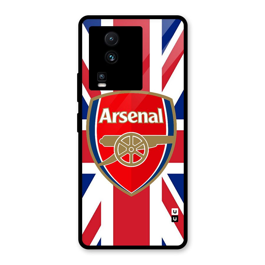 Arsenal Flag Glass Back Case for Vivo iQOO Neo 7