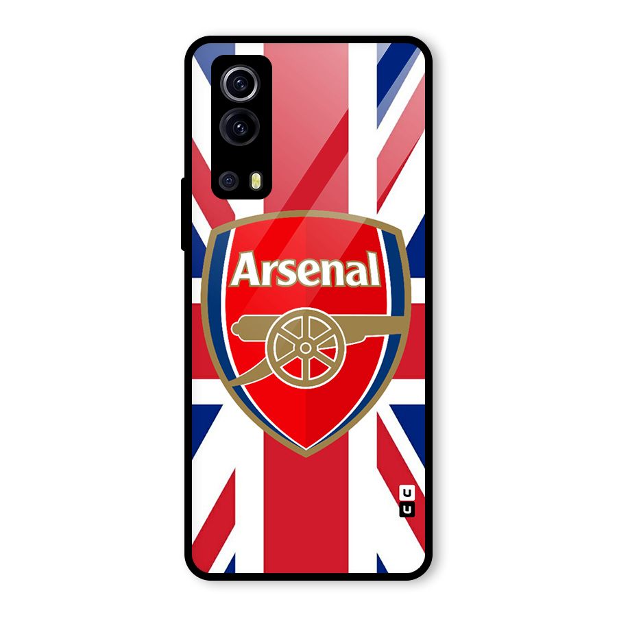 Arsenal Flag Glass Back Case for Vivo iQOO Z3
