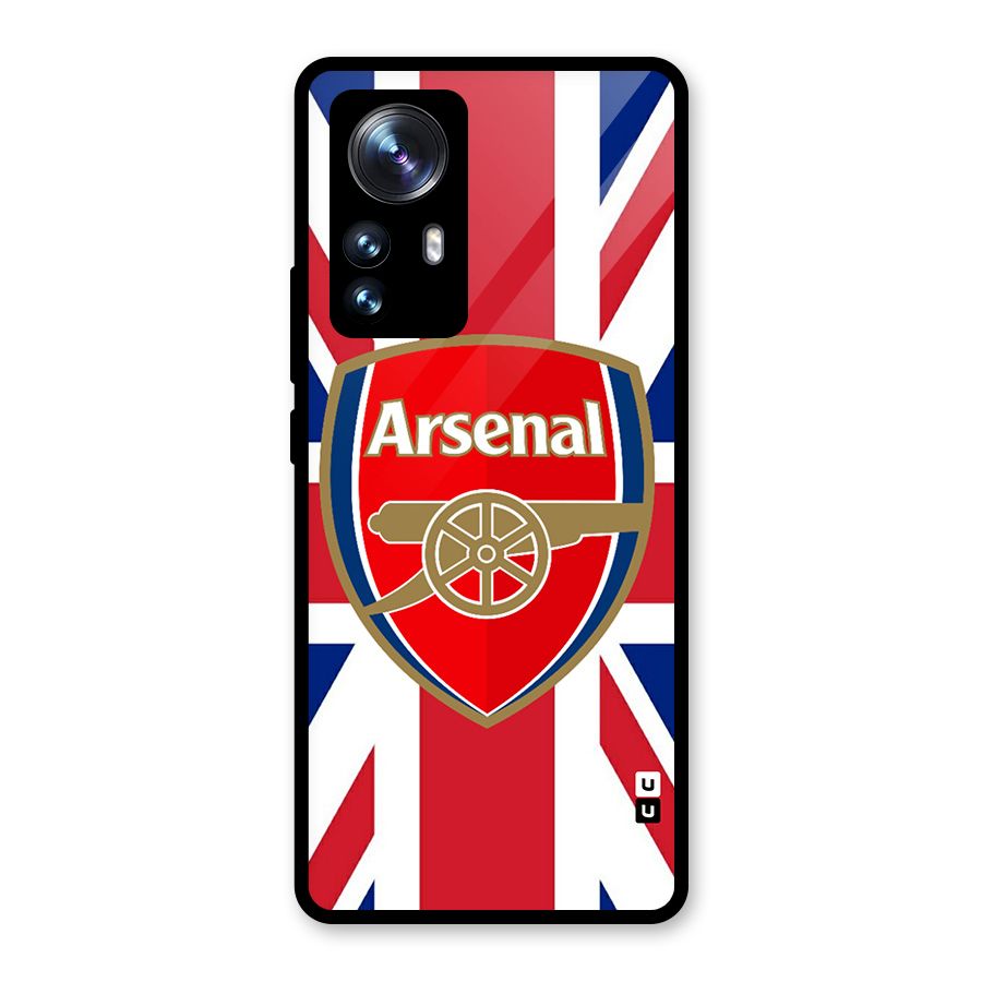 Arsenal Flag Glass Back Case for Xiaomi 12 Pro