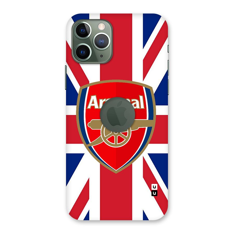 Arsenal Flag Back Case for iPhone 11 Pro Logo Cut