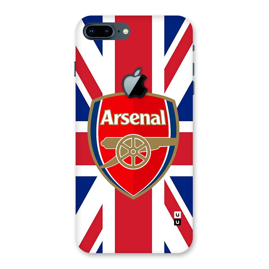 Arsenal Flag Back Case for iPhone 7 Plus Apple Cut