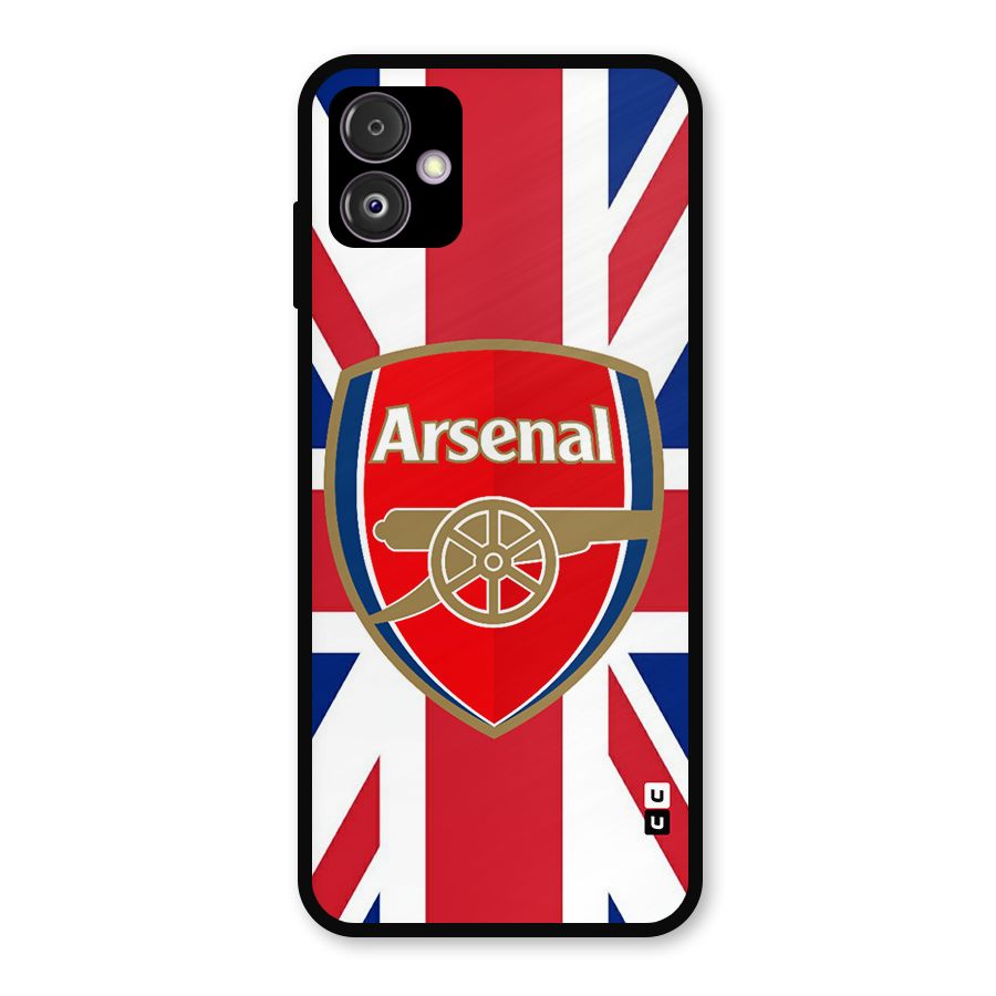 Arsenal Flag Metal Back Case for Galaxy F14