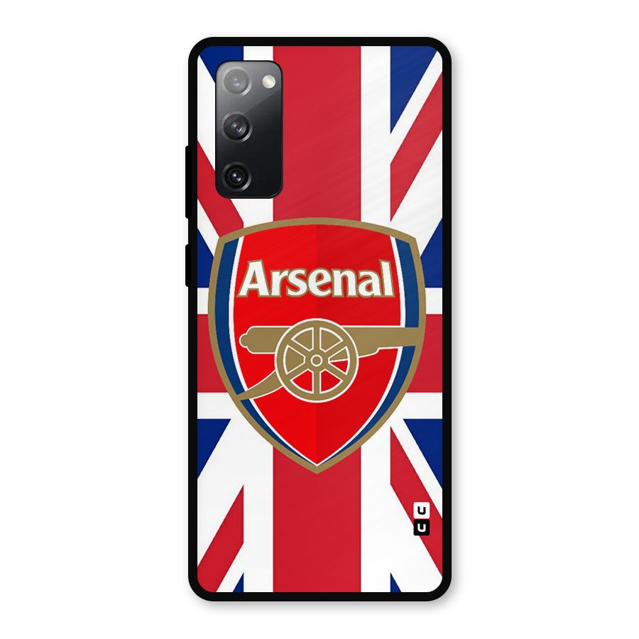 Arsenal Flag Metal Back Case for Galaxy S20 FE 5G