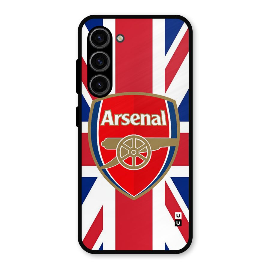 Arsenal Flag Metal Back Case for Galaxy S23