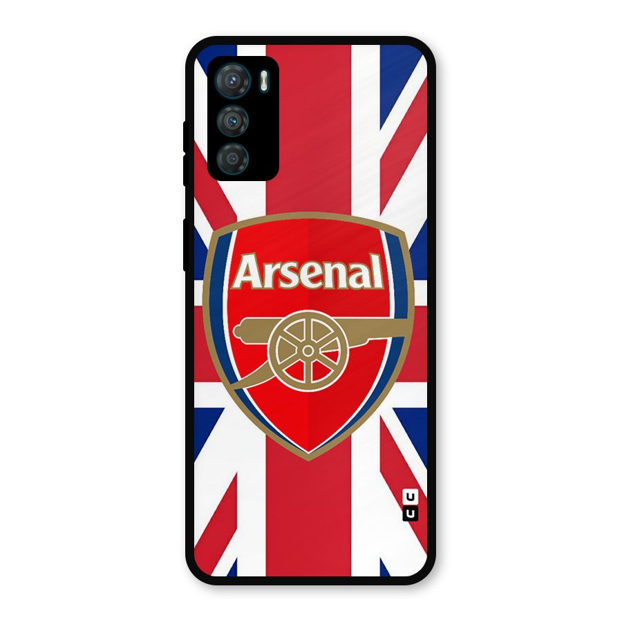 Arsenal Flag Metal Back Case for Moto G42