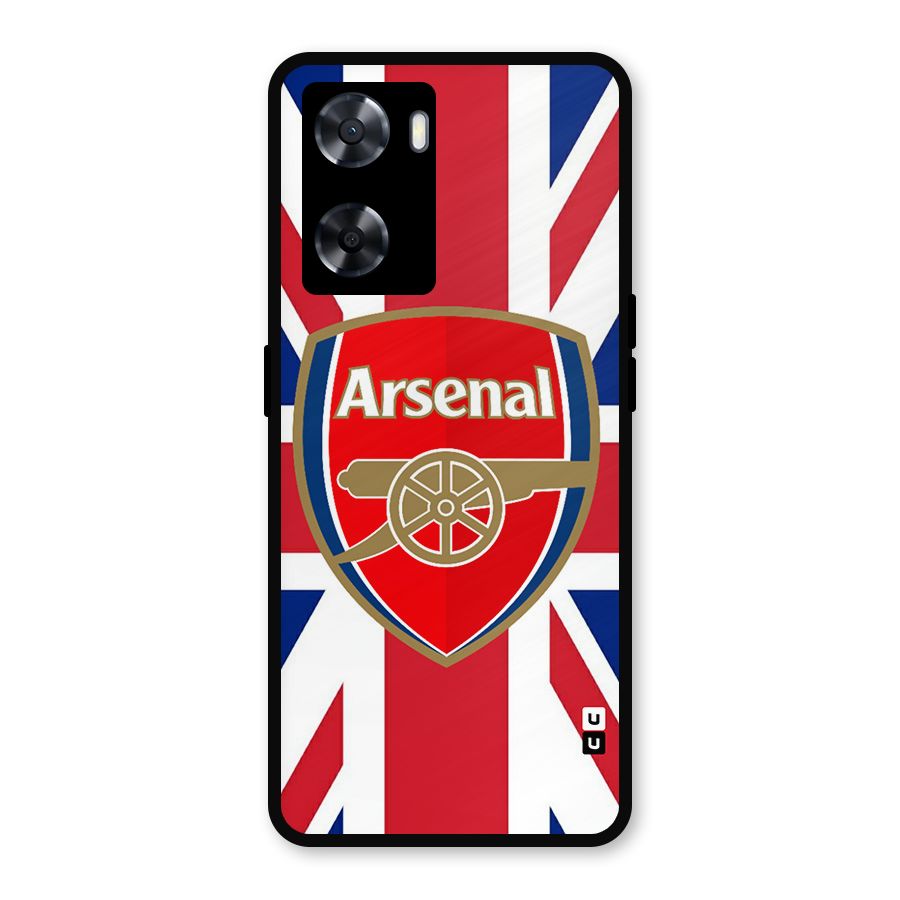 Arsenal Flag Metal Back Case for OnePlus Nord N20 SE