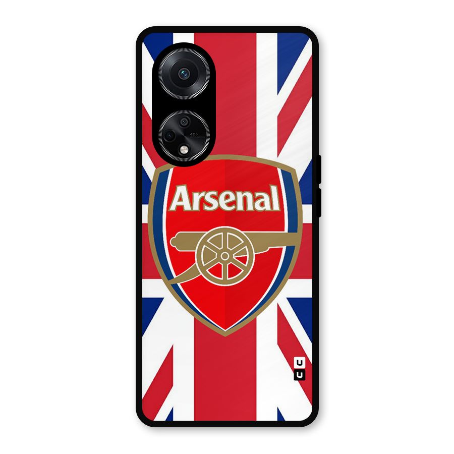 Arsenal Flag Metal Back Case for Oppo F23
