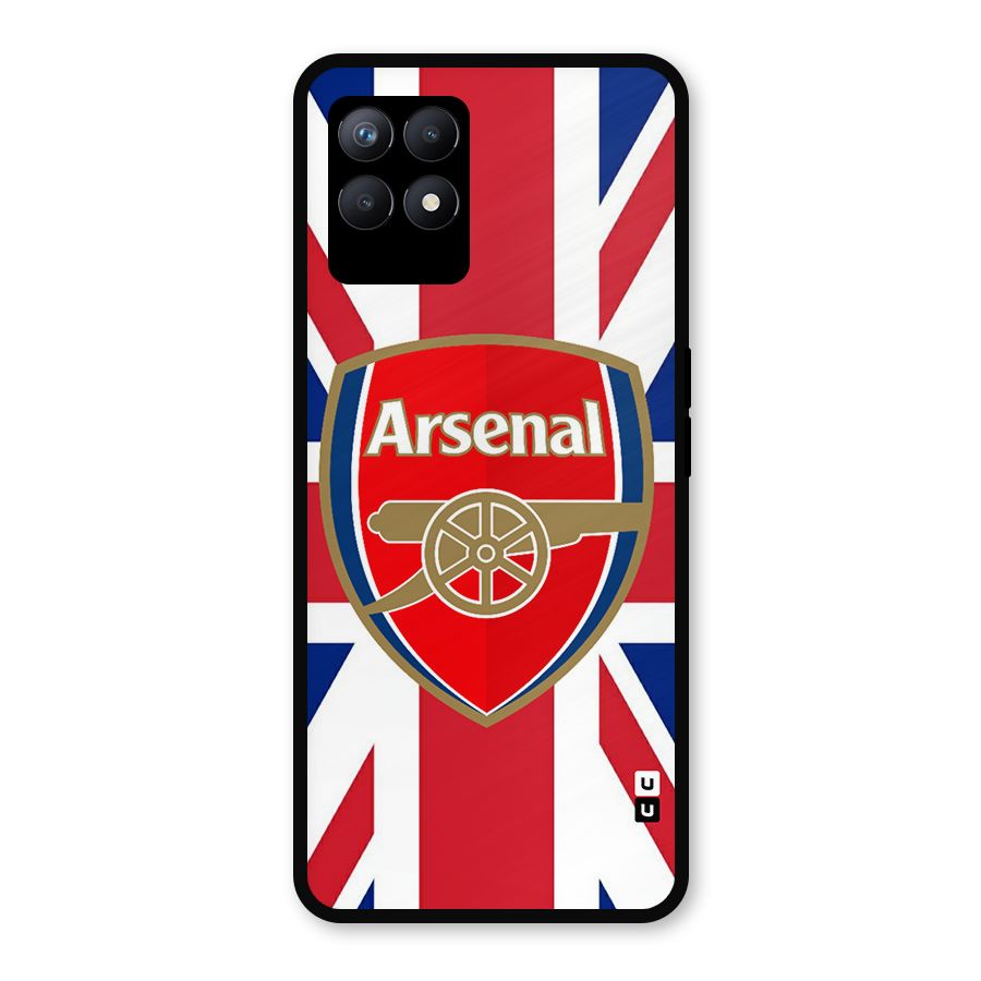 Arsenal Flag Metal Back Case for Realme Narzo 50