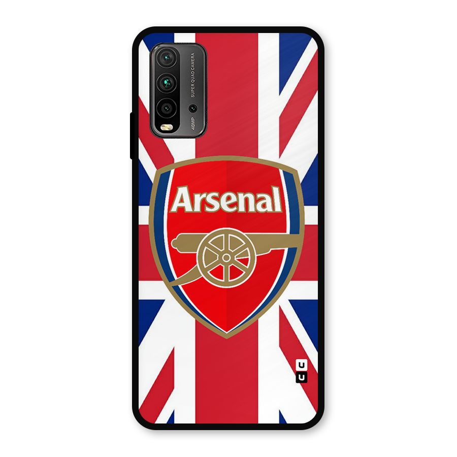 Arsenal Flag Metal Back Case for Redmi 9 Power
