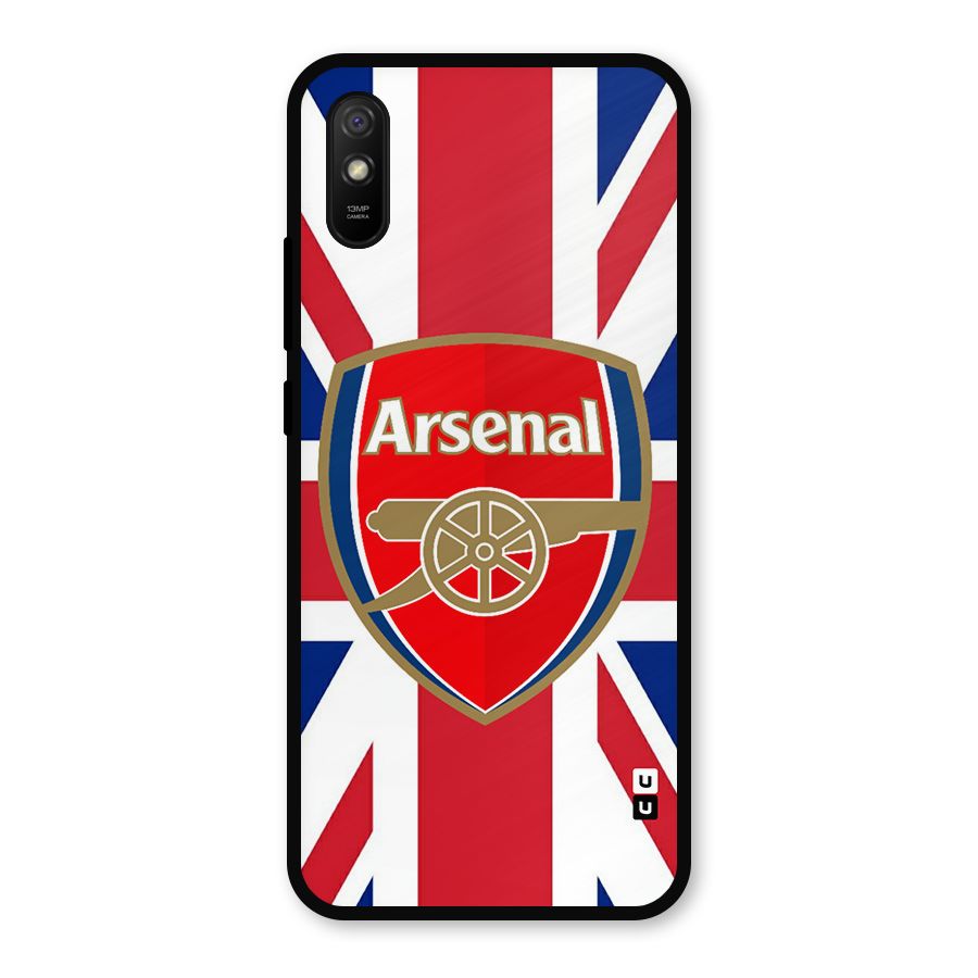 Arsenal Flag Metal Back Case for Redmi 9a