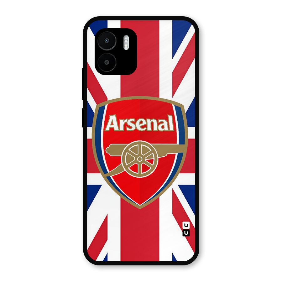 Arsenal Flag Metal Back Case for Redmi A1