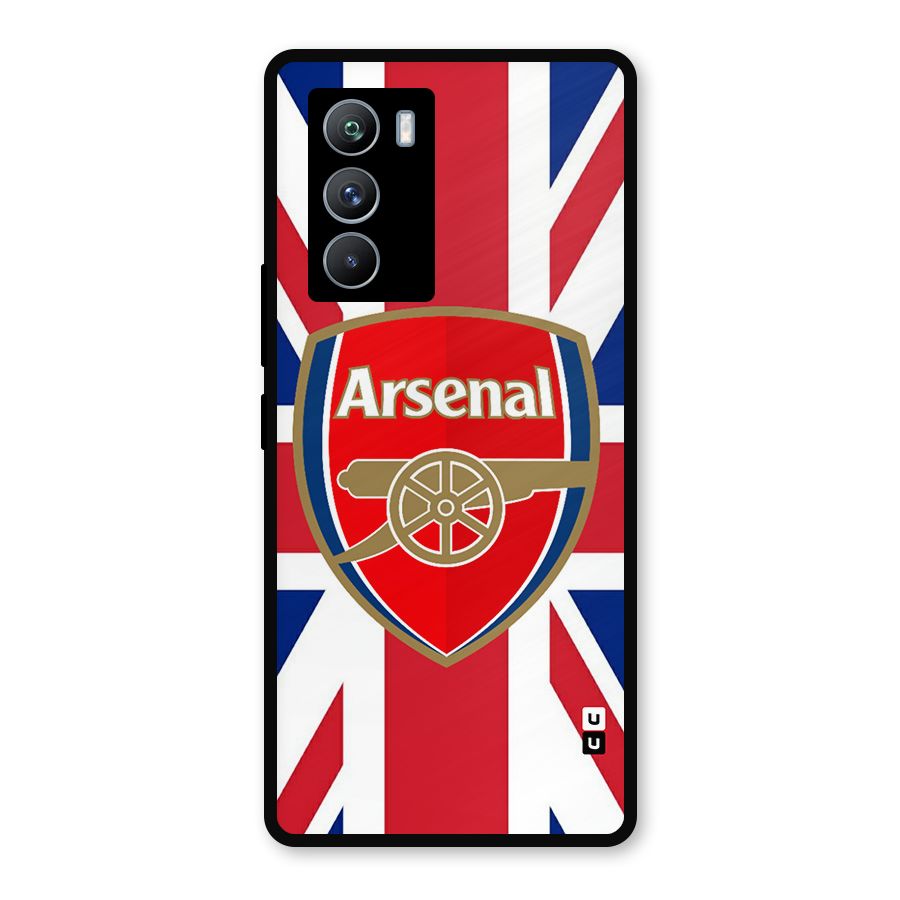 Arsenal Flag Metal Back Case for iQOO 9 SE