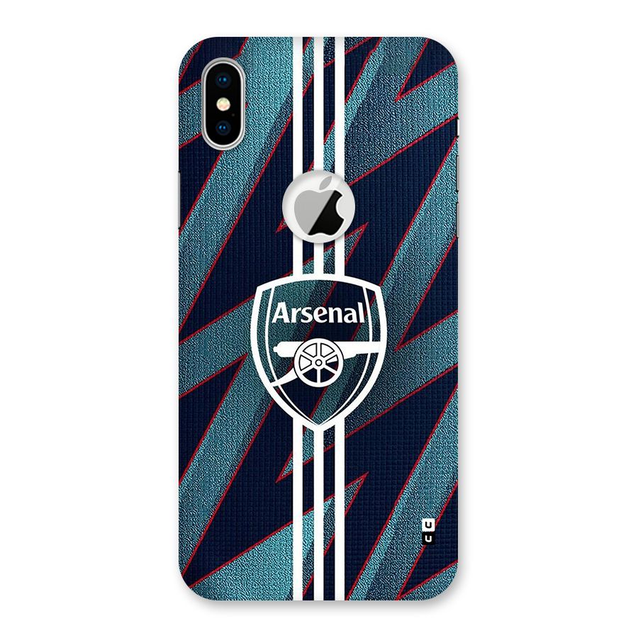 Arsenal Football Club Back Case for iPhone X Logo Cut