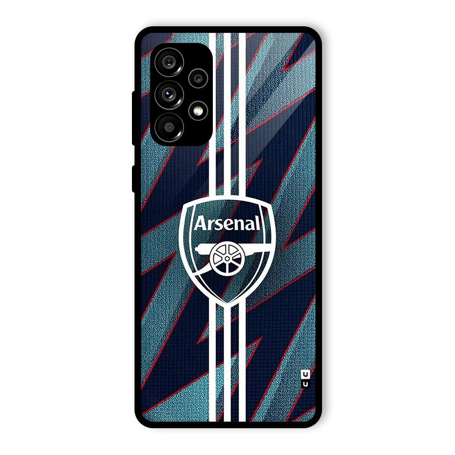 Arsenal Football Club Glass Back Case for Galaxy A73 5G