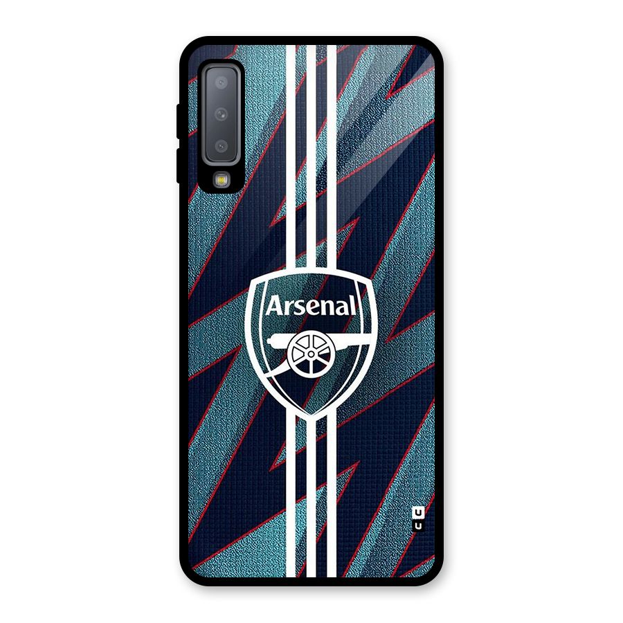 Arsenal Football Club Glass Back Case for Galaxy A7 (2018)