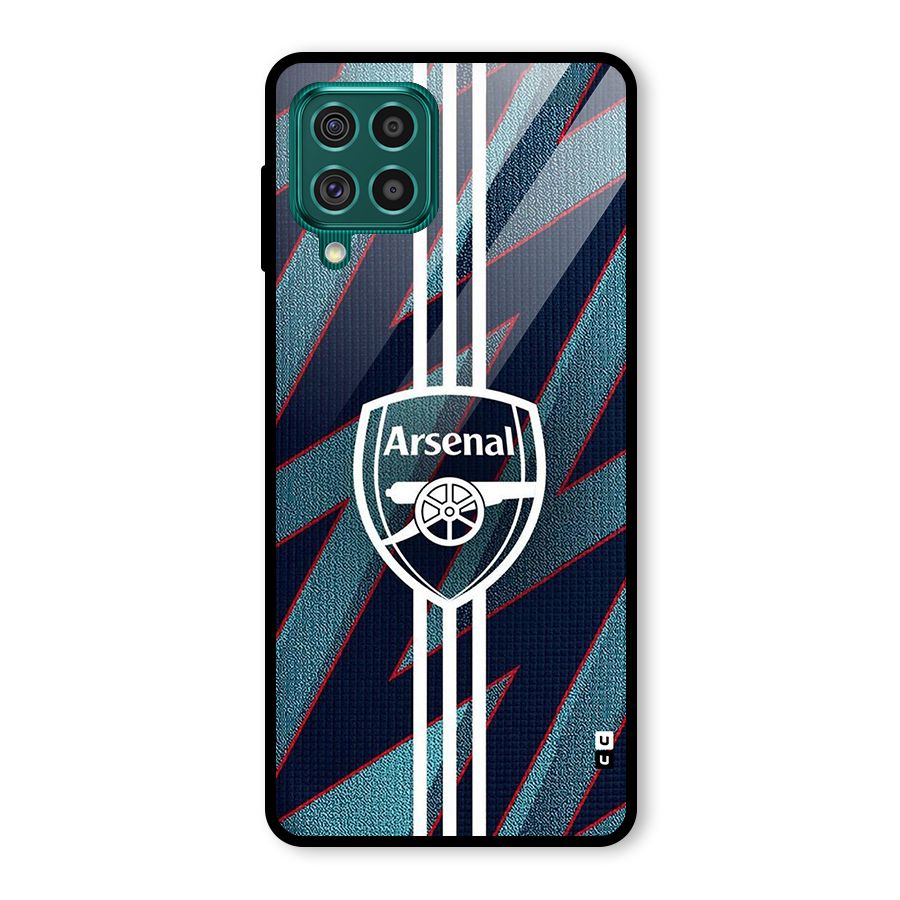 Arsenal Football Club Glass Back Case for Galaxy F62