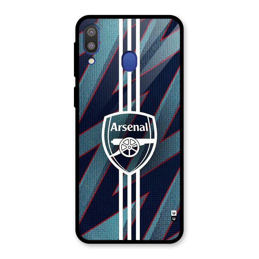 Arsenal Football Club Glass Back Case for Galaxy M20