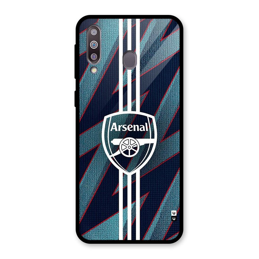Arsenal Football Club Glass Back Case for Galaxy M30