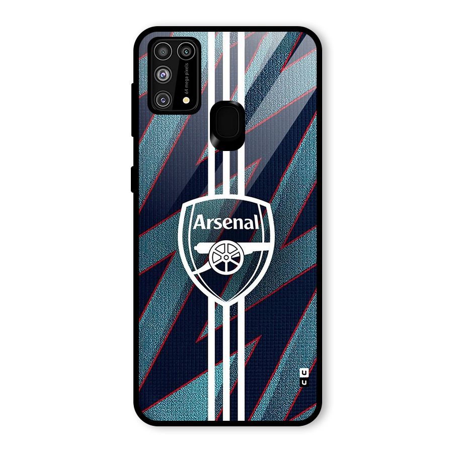 Arsenal Football Club Glass Back Case for Galaxy M31