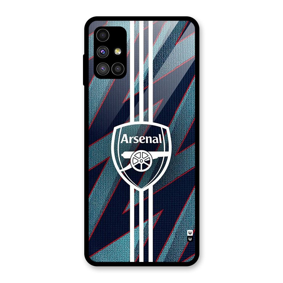 Arsenal Football Club Glass Back Case for Galaxy M51
