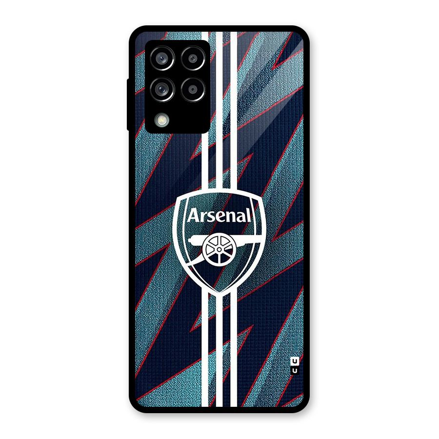 Arsenal Football Club Glass Back Case for Galaxy M53 5G
