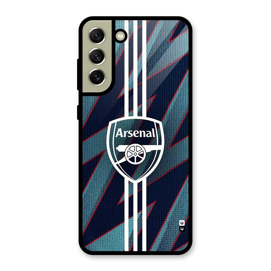 Arsenal Football Club Glass Back Case for Galaxy S21 FE 5G