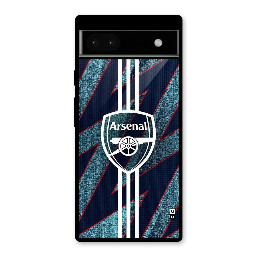 Arsenal Football Club Glass Back Case for Google Pixel 6a