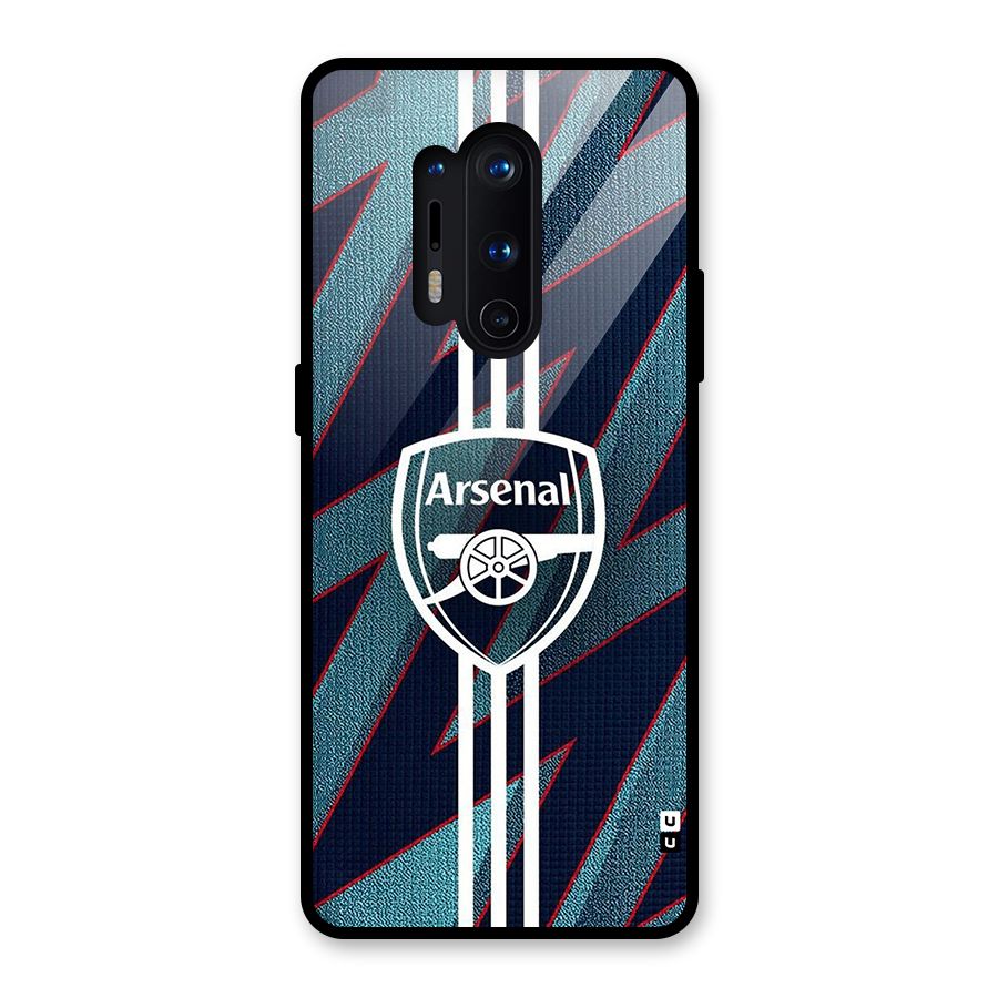 Arsenal Football Club Glass Back Case for OnePlus 8 Pro