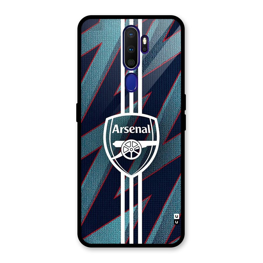 Arsenal Football Club Glass Back Case for Oppo A9 (2020)