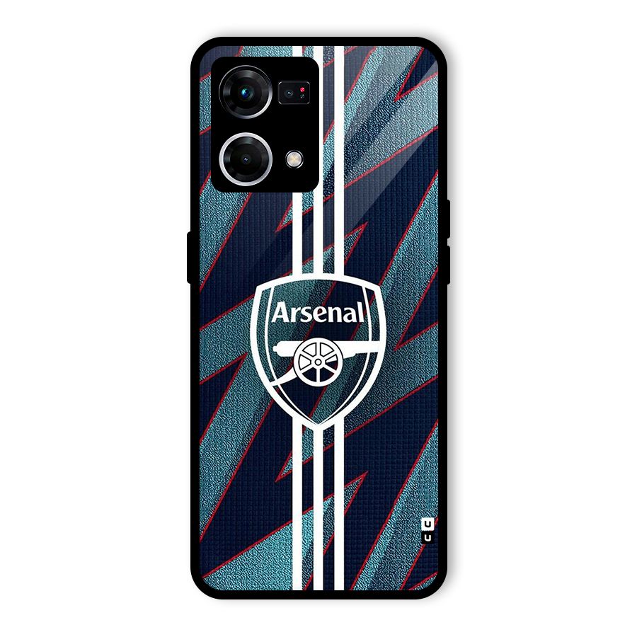 Arsenal Football Club Glass Back Case for Oppo F21 Pro 5G