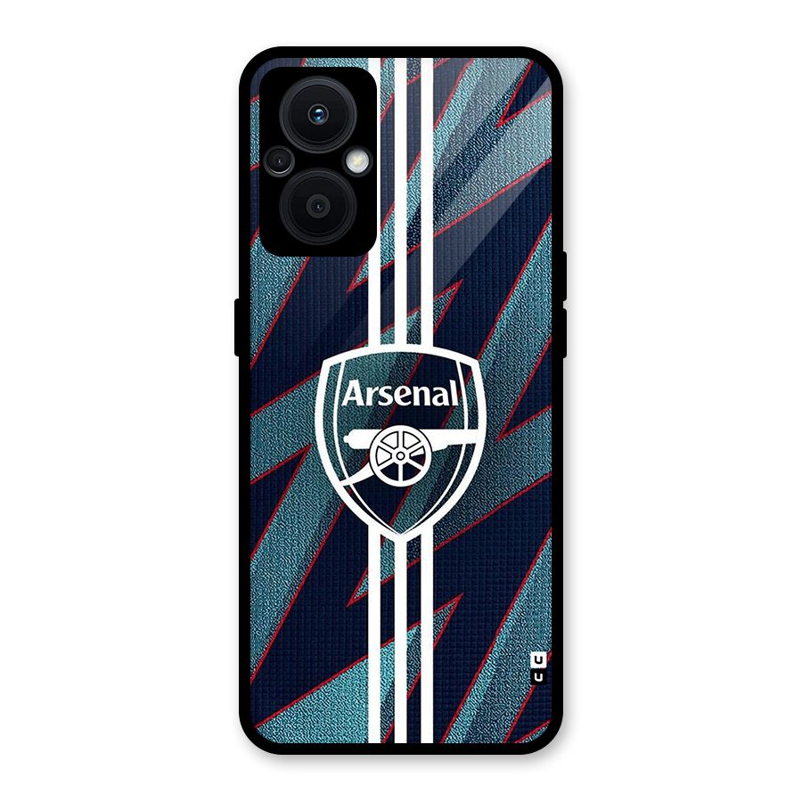 Arsenal Football Club Glass Back Case for Oppo F21s Pro 5G