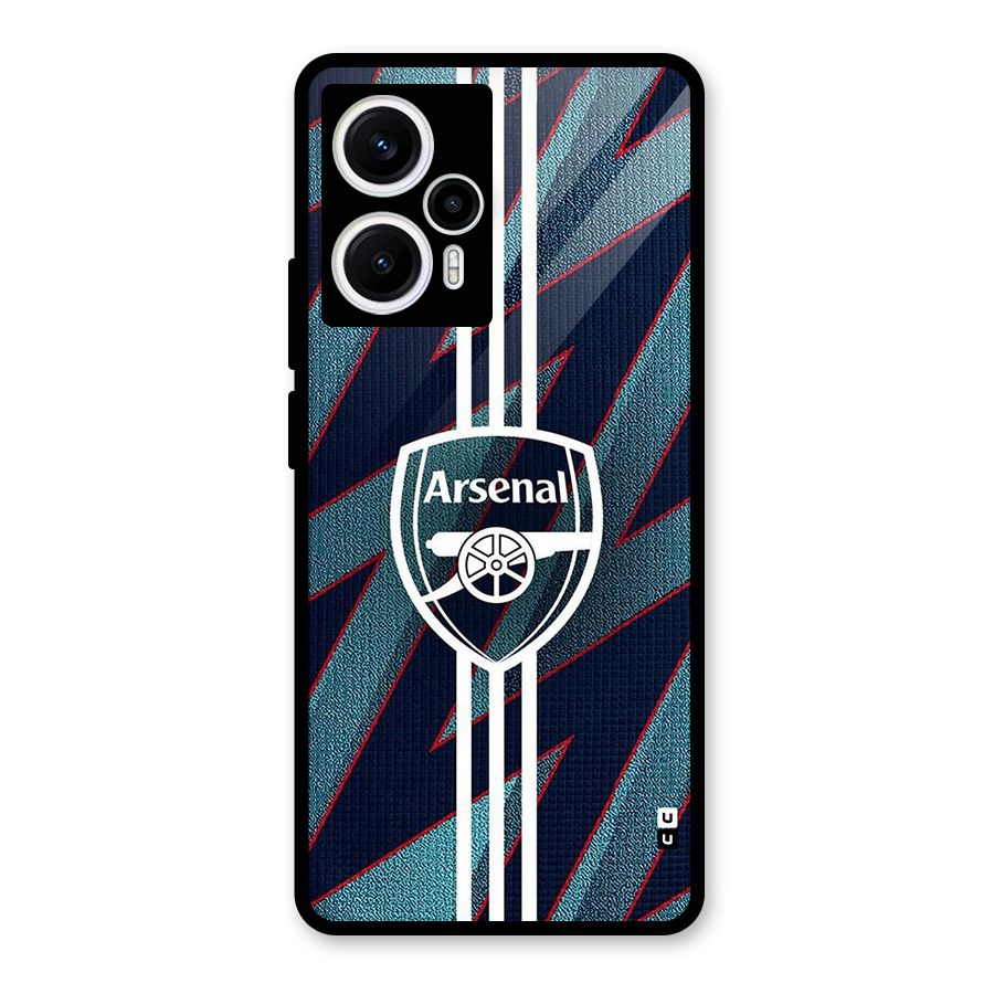Arsenal Football Club Glass Back Case for Poco F5