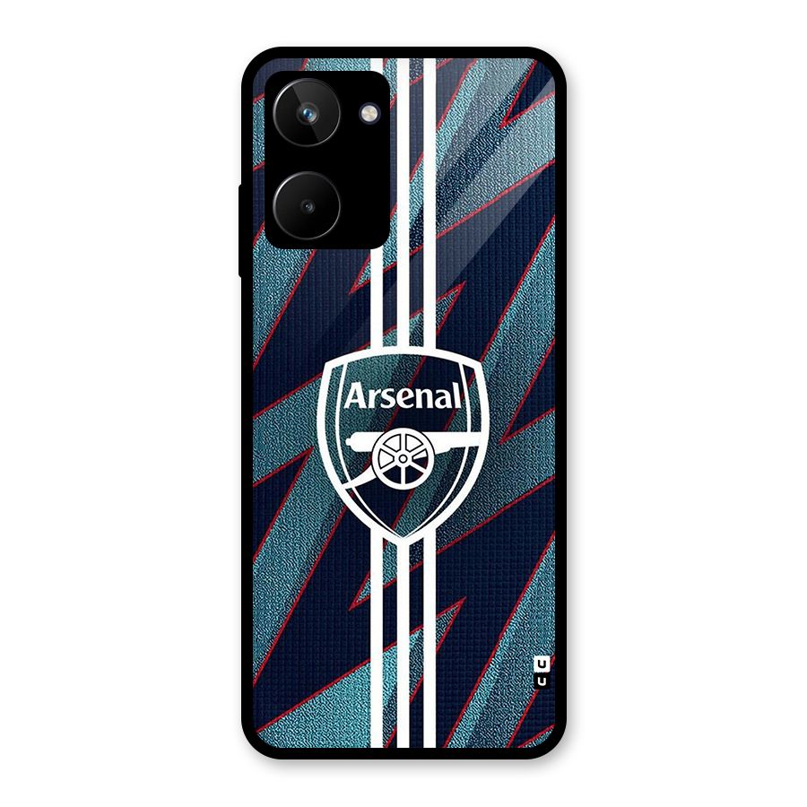 Arsenal Football Club Glass Back Case for Realme 10