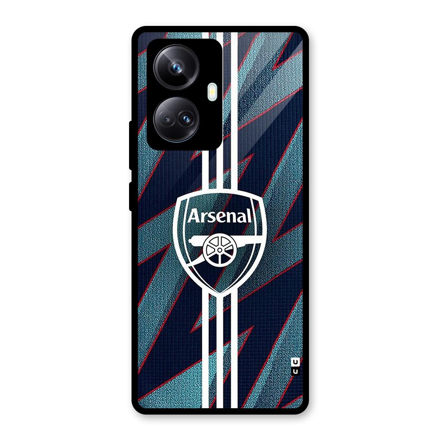 Arsenal Football Club Glass Back Case for Realme 10 Pro Plus