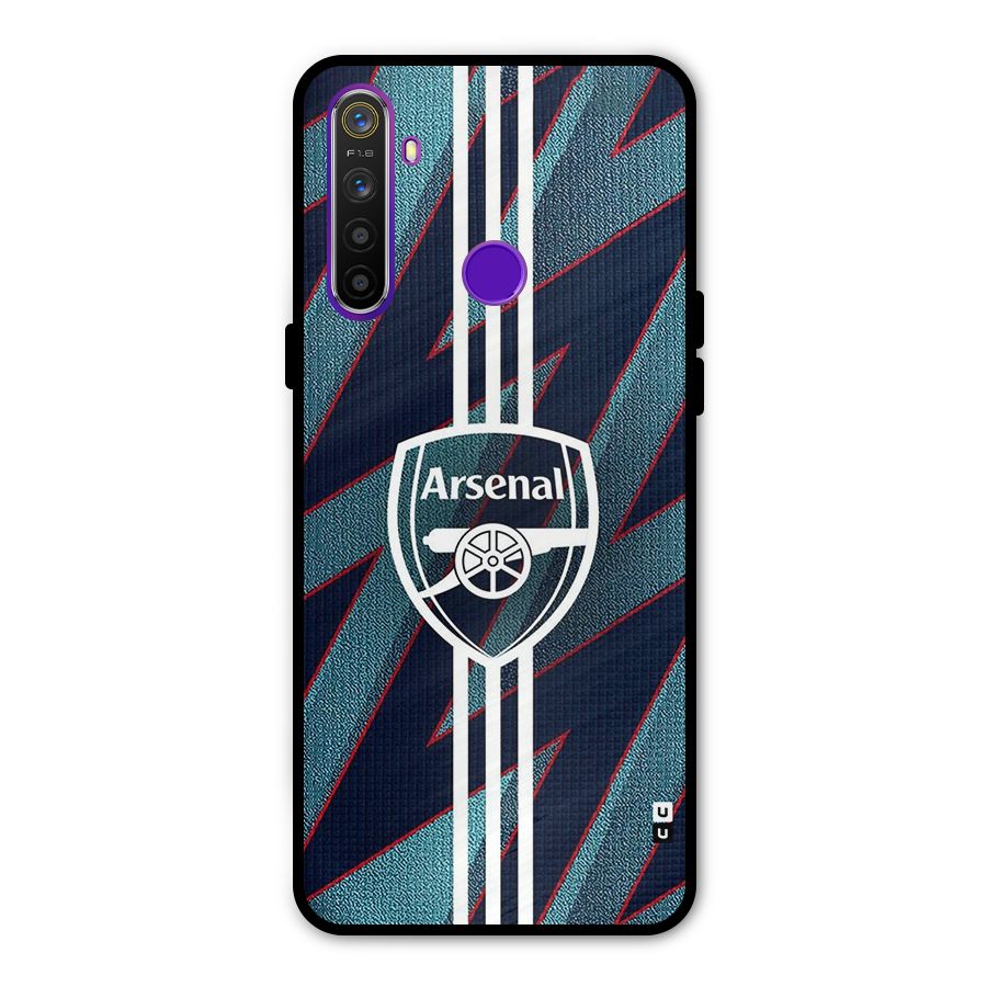 Arsenal Football Club Glass Back Case for Realme 5s