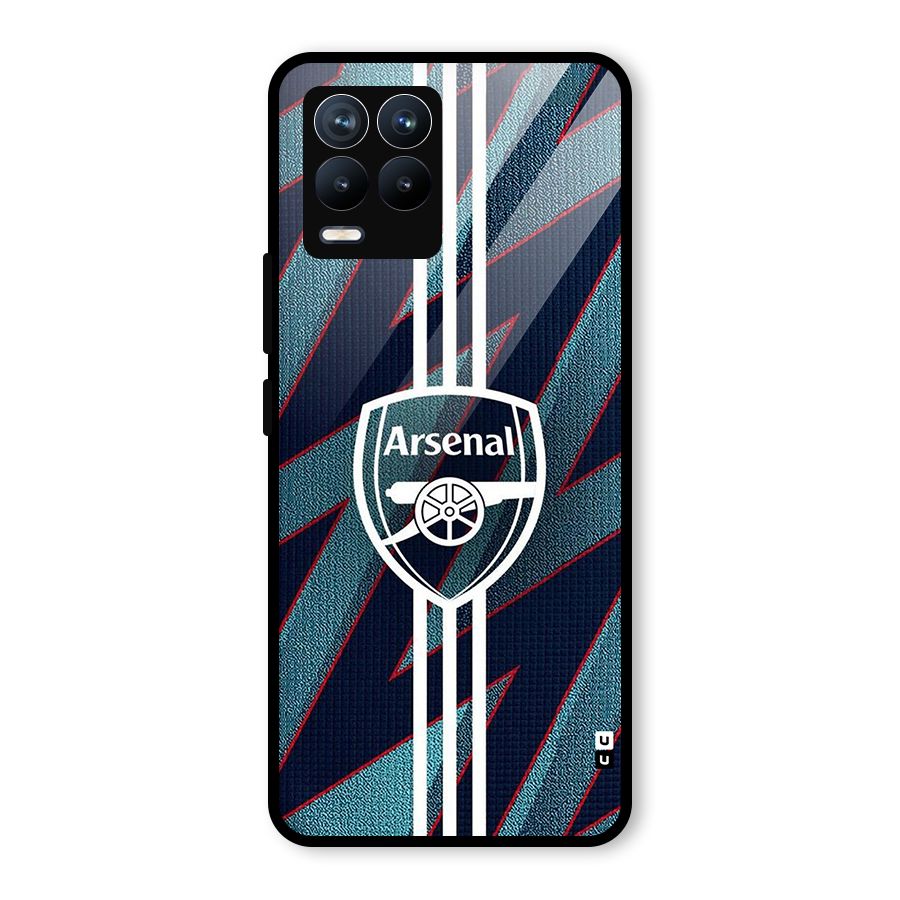 Arsenal Football Club Glass Back Case for Realme 8
