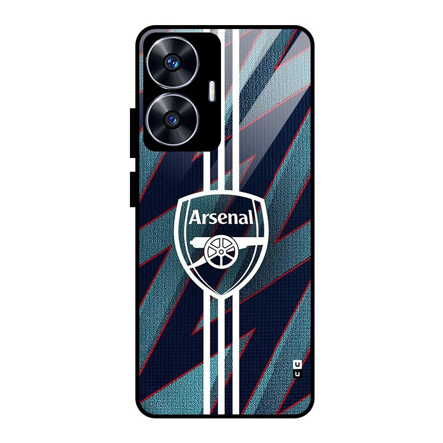 Arsenal Football Club Glass Back Case for Realme Narzo N55