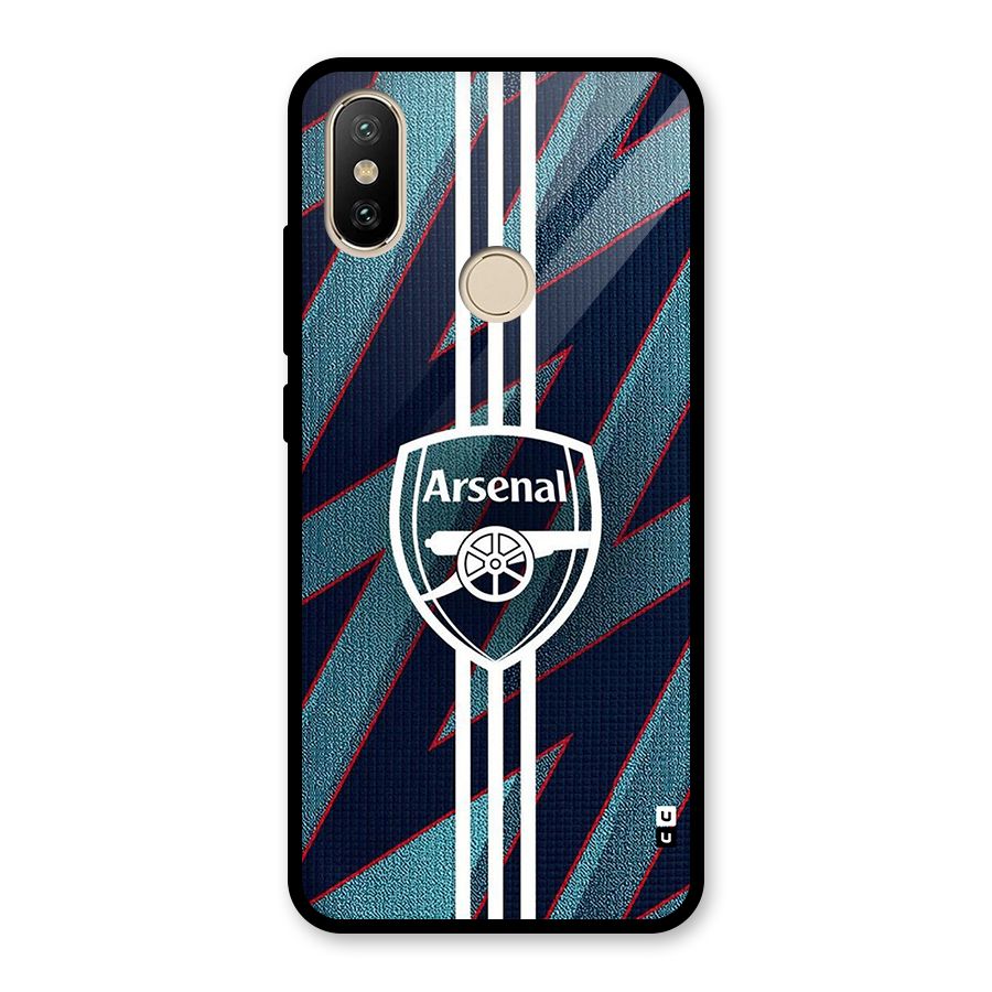 Arsenal Football Club Glass Back Case for Redmi A2