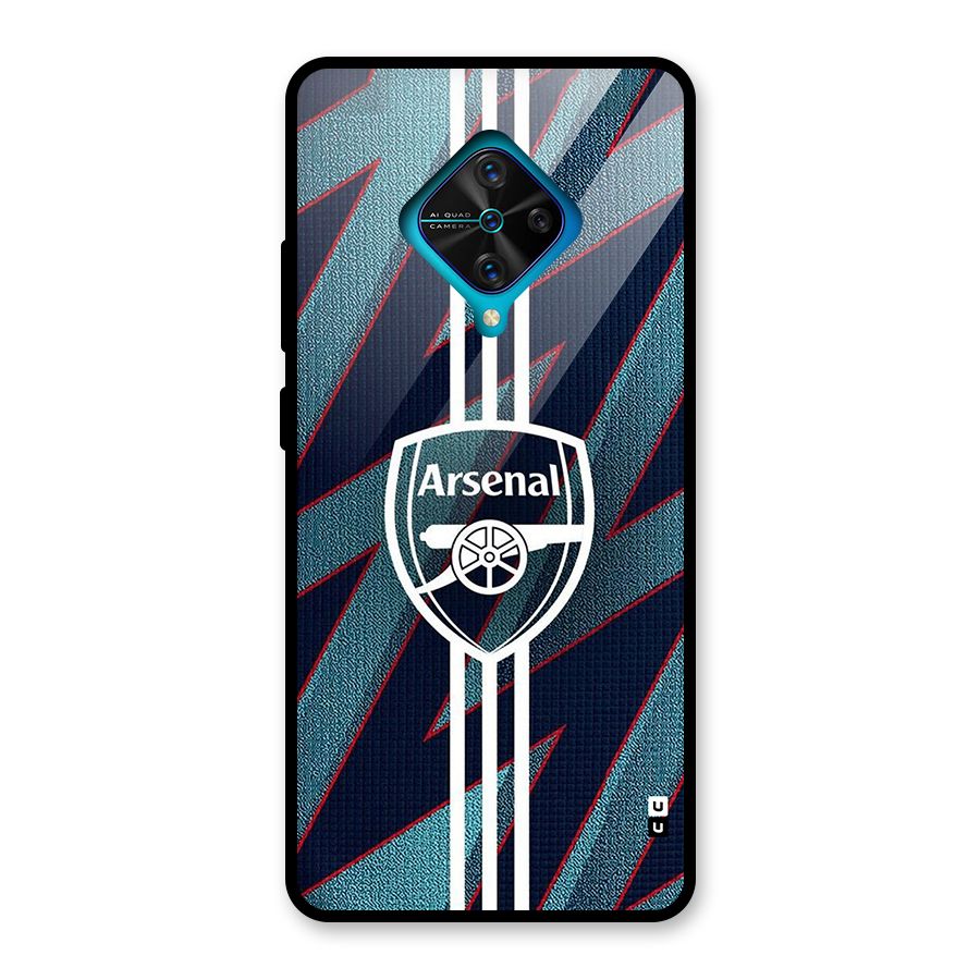Arsenal Football Club Glass Back Case for Vivo S1 Pro