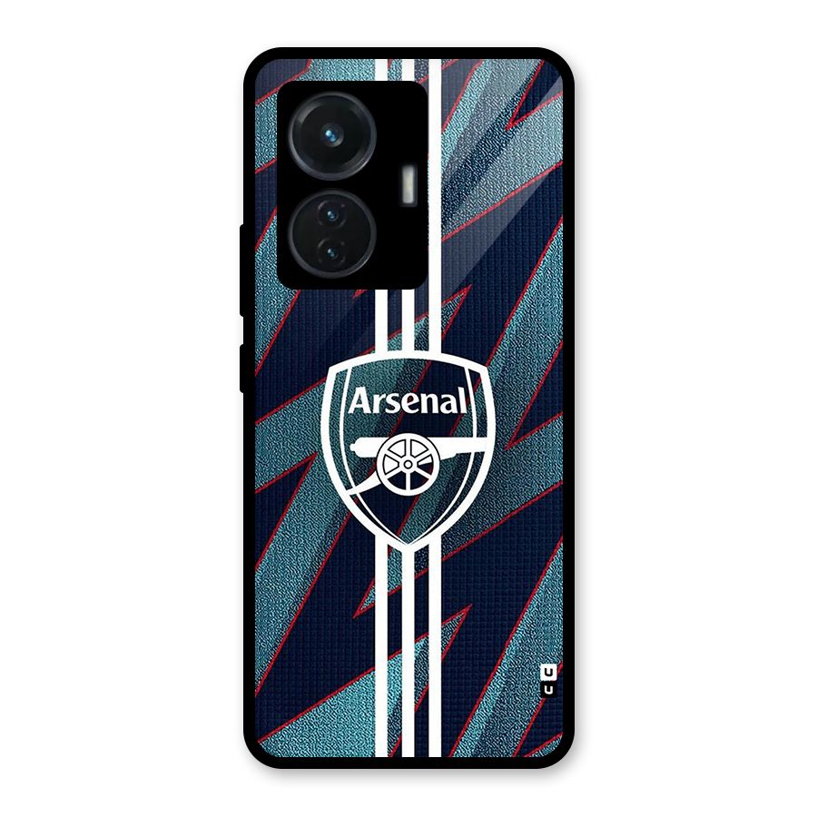 Arsenal Football Club Glass Back Case for Vivo T1 44W